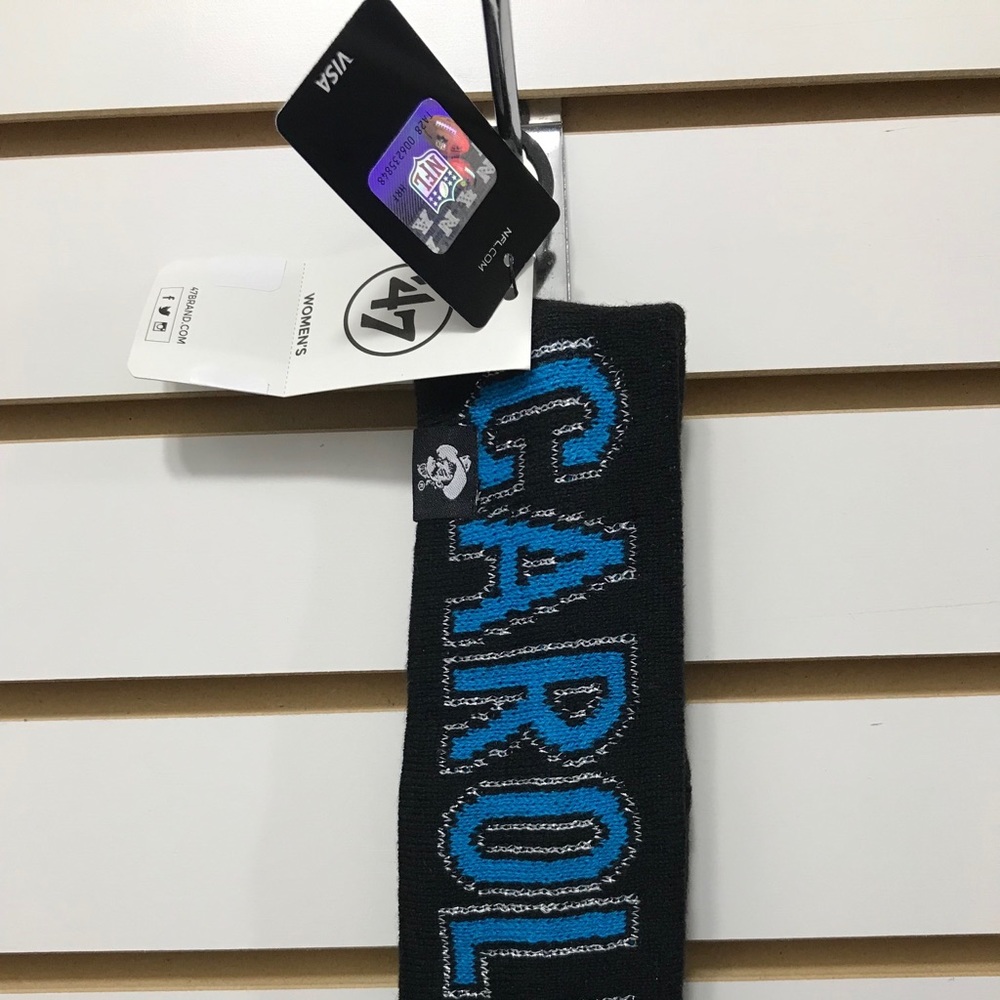Carolina PANTHERS Acrylic HeadBand NFL Licensed